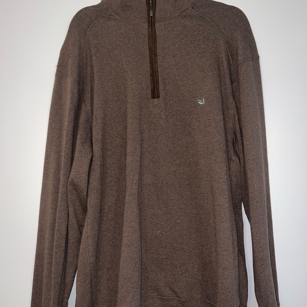 Southern Marsh Men's Chocolate Zip-Up Sweater